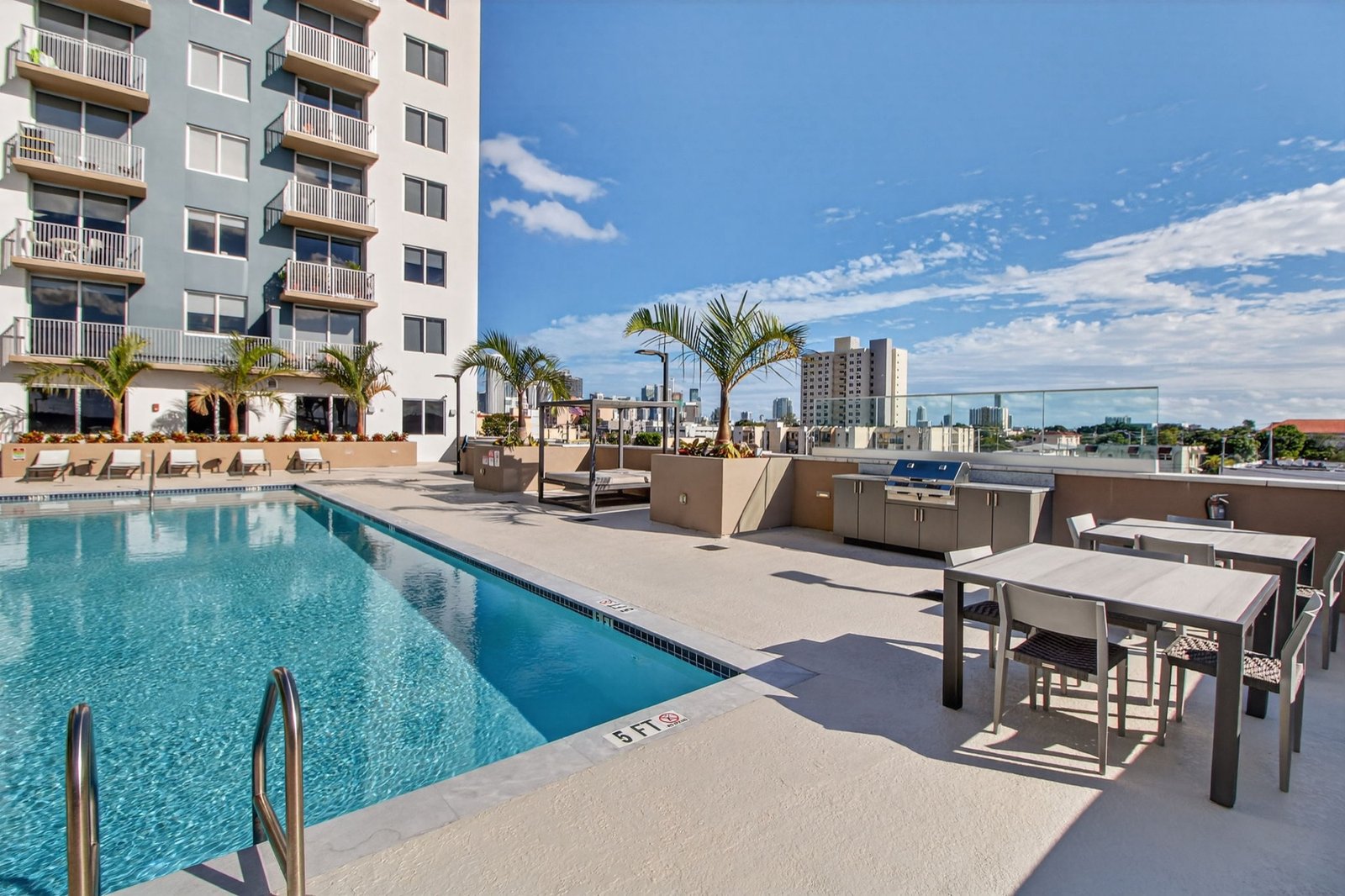 Sundeck and grill